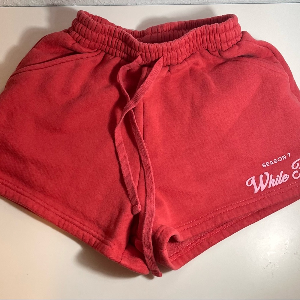 White Fox Boutique Red Athletic Shorts